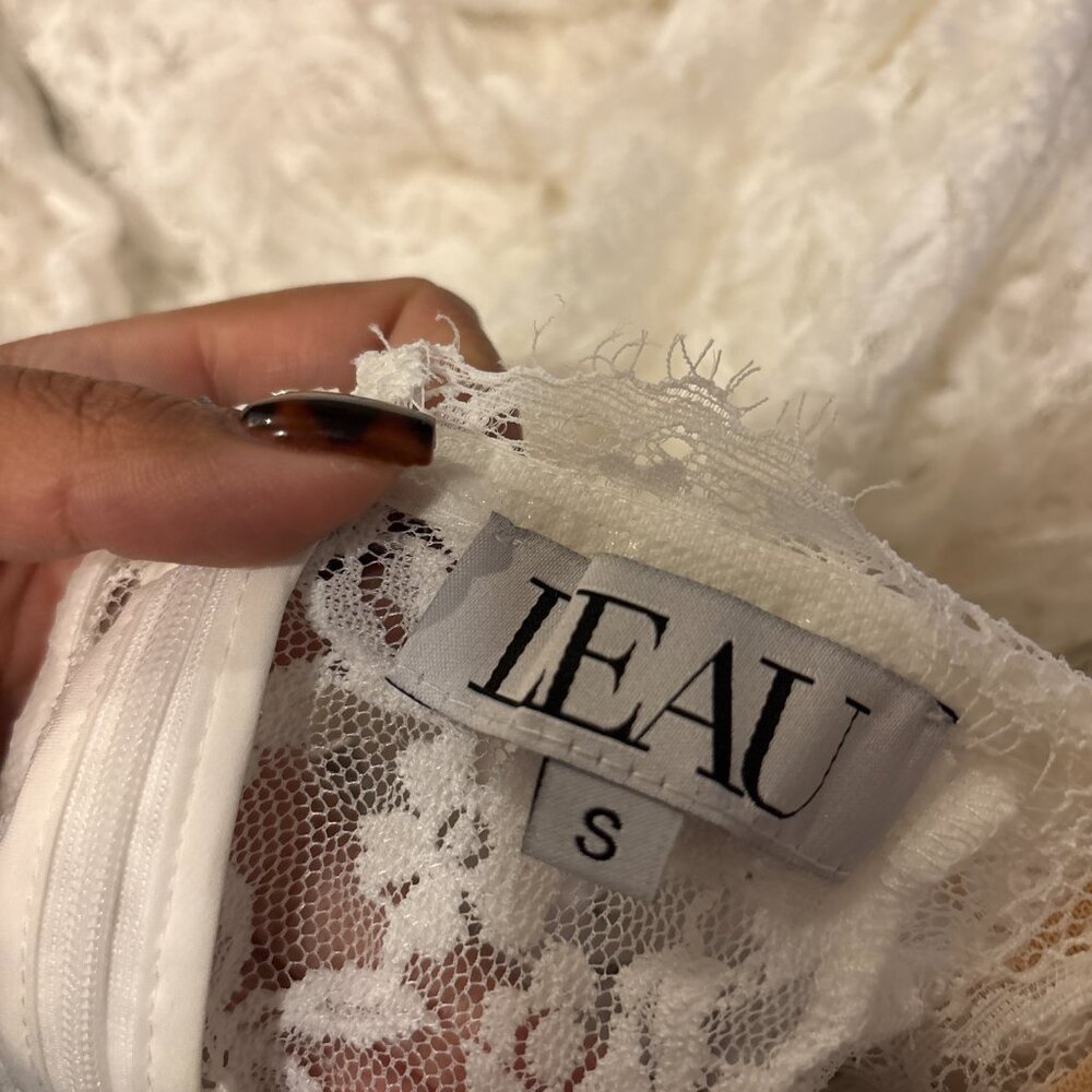 LEAU Lace White Dress - Picture 3 of 3